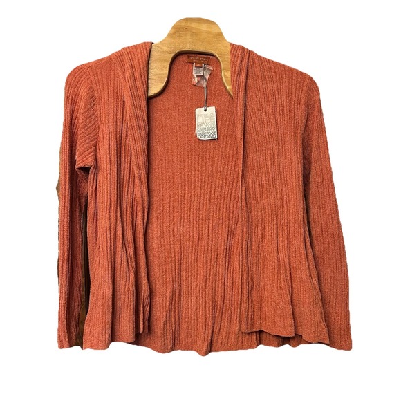 Barefoot Dreams Sweaters - Barefoot Dreams Open Front Cardigan Women 2X Orange Cozy Chic Ultra Light Hooded